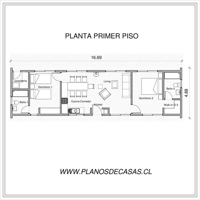 Plano de Plano Casa Oliva